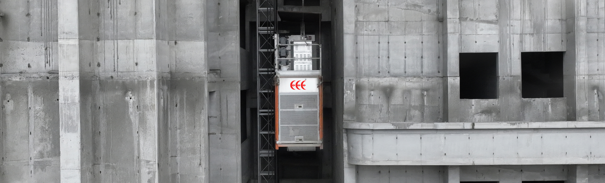 Construction site with cranes