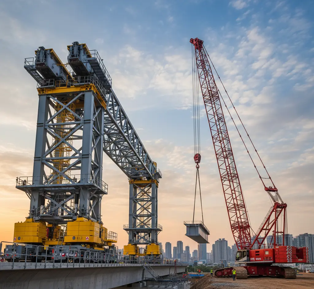Girder Launcher vs Crane: Choosing the Right Bridge Tool